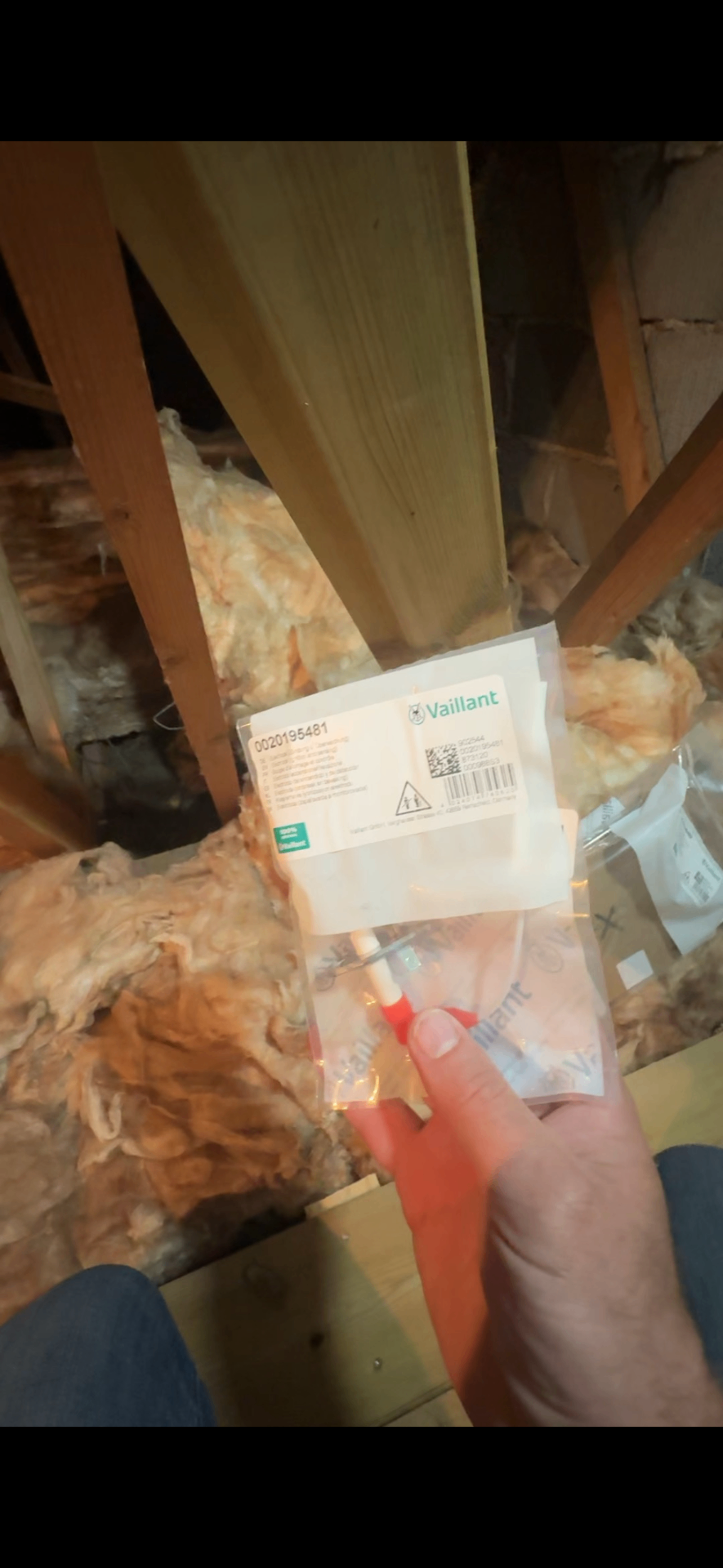 Genuine sealed Vaillant service parts kit ready for installation